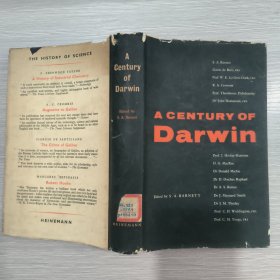 英文原版 a century of Darwin 16开精装本书衣全(馆藏)