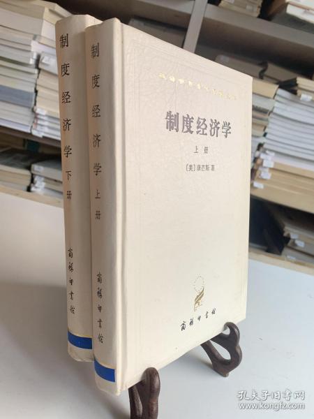 制度经济学 /白色封面 32开精装本 （全二册）/汉译世界学术名著丛书