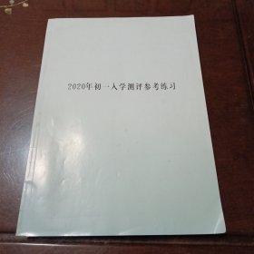 2020年初一入学测评参考练习