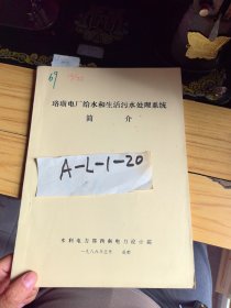 珞璜电厂给水和生活污水处理系统简介