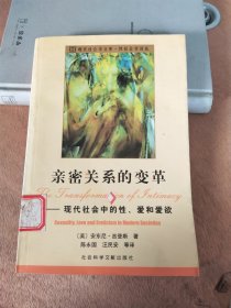 亲密关系的变革：现代社会中的性、爱和爱欲