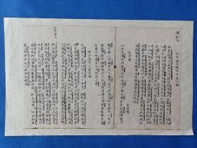 【翰墨百年系列】古人手写稿残本修复成果之 《伯夷叔齐饿死首阳山论》文本轻微破损，经专业古籍修复人员精心托纸，细看图片和描述后谨慎购买。