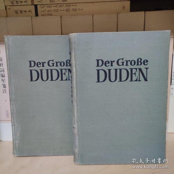 Der große Duden/der grosse Duden/der grobe Duden（1-2） 大杜登德语辞典精装 字典十卷本 第一、二卷