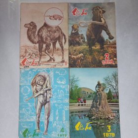 化石 1979/1一4 私藏品如图 季刊全年合售 (本店不使用小快递 只用中通快递)