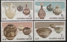 泰国1993年古瓷陶器邮票4全