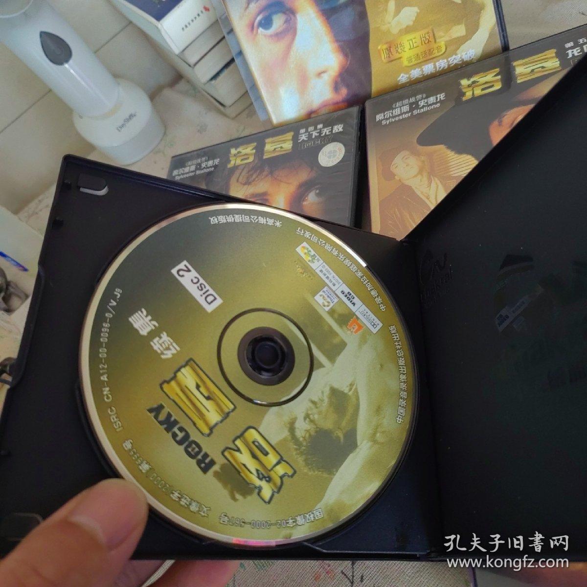 洛基VCD-5个合售（原装正版，盒装，史泰龙主演。）
