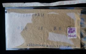 名人信札:河南新乡地区沁阳县王曲乡朱庄村王素荣在国家物资总库寄给时任中纪委副书记邓颖超实寄封,正贴普20祖国风光-海南岛4分,北京-北京,单戳不清,裸封无信札,?,gyx222025