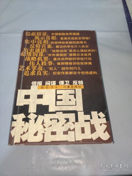 中国秘密战：中共情报、保卫工作纪实