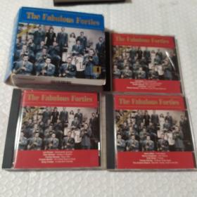 the fabulous forties 3CD 1939-1949老爵士精选，4张一盒缺一张，原版
