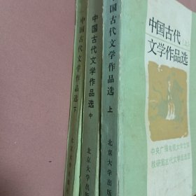 中国古代文学作品选三册