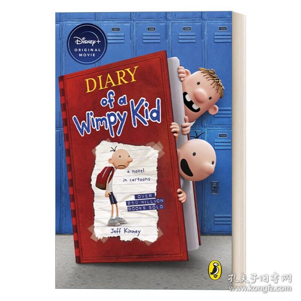 英文原版 Diary Of A Wimpy Kid 1 小屁孩日记1 电影封面版 英文版 进口英语原版书籍