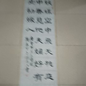 书协会员，硬笔书协理事张老师书法6平尺（北13）