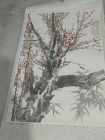 挂历单页 梅花，编号39