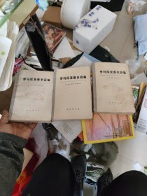 罗马尼亚通史简编 上中下册（上下册有水渍）
