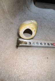 粉彩老寿星摆件无破损实物图片按图发货