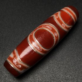 【息增怀天珠】 尺寸：49*14毫米 重量15.5克