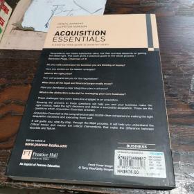 Acquisition Essentials :A Step-by-step Guide to Smarter Deals