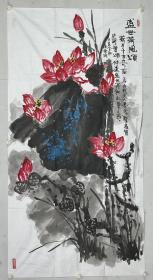 徐德润  尺寸  138/69  软件
山东翰林画院院长
1937年6月生于济南，中国艺术研究院山东翰林画院院长，国务院中国文化政策委员会专职画家，神州大学艺术系客座教授，加拿大世界书画家协会副会长，现代民族书画艺术家协会副主席，国家人事部艺术家委员会学部委员，中国翰墨促进会员，齐鲁书画研究院画家，国际名人画院名誉教授，湖南省美术馆特聘画师，中国美术家协会会员。