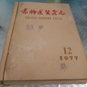 赤脚医生杂志（1977 年  2一12）11本合订本