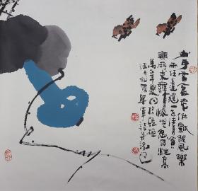 梁军花鸟画