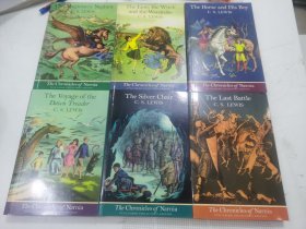 The Chronicles of Narnia Box Set: Full-Color Collector's Edition纳尼亚传奇套装（1--7，缺第6），6册合售，全彩典藏版 英文原版