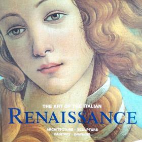 文艺复兴 画册 The Art of Italian Renaissance Architecture Sculpture Painting Drawing 意大利文艺复兴大开本画册 英文原版
