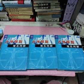 人體解剖規(guī)范圖解二三四（精裝）3本