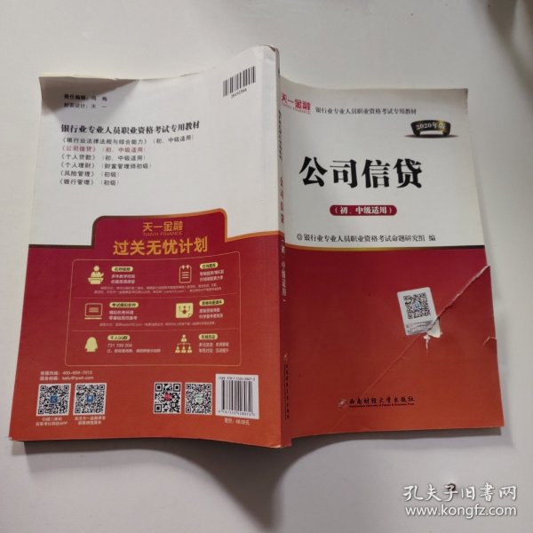 2017银行从业资格考试银行业专业人员职业资格考试教材 公司信贷(初级适用)