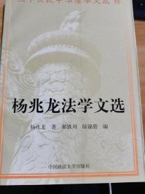 20世纪中华法学文丛（15）：杨兆龙法学文集