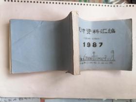 统计资料汇编（32开油印、1987）