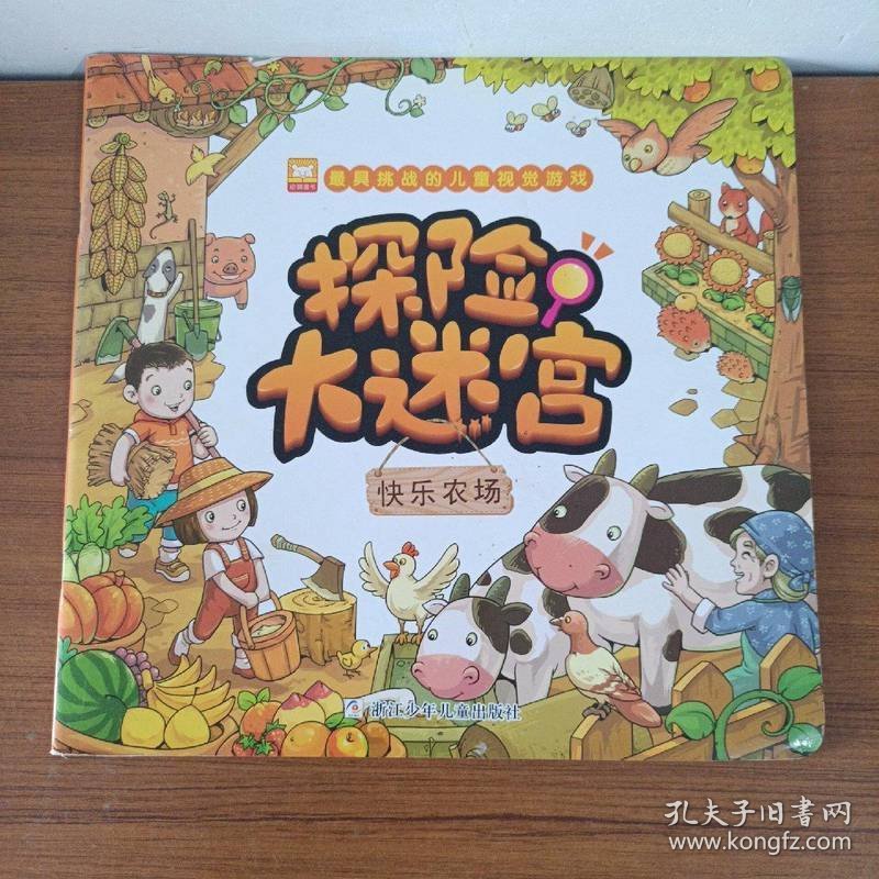 最具挑战的儿童视觉游戏·探险大迷宫：快乐农场