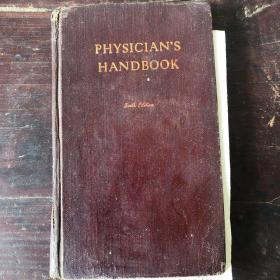 内科医生手册英文版1950