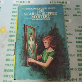 英文原版少年儿童侦探小说 Nancy Drew 32: the Scarlet Slipper Mystery Hardcover – by Carolyn Keene (Author)