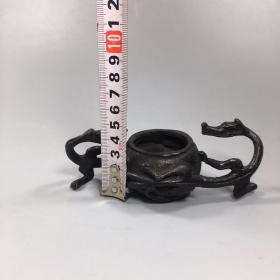 铜笔架 笔洗
品相如图