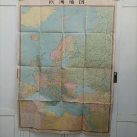 欧洲地图（长148cm，宽106cm）（1975年）（10箱右下）