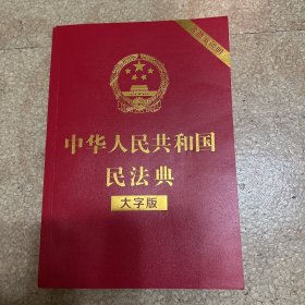 中华人民共和国民法典（大字版32开大字条旨红皮烫金）2020年6月新版