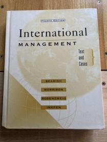 International MANAGEMENT text and Cases