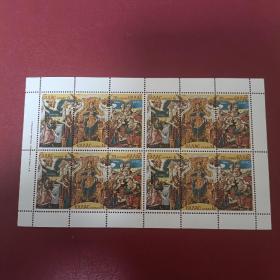 kabe希腊邮票1980年 圣诞节 版张 品相如图