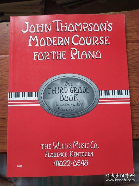 【英文原版教材】John Thompson's Modern Course for Piano: The Third   Grade Book-约翰·汤普森的现代钢琴课程：三年级课本