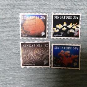 外国邮票，香港早期，新加坡等