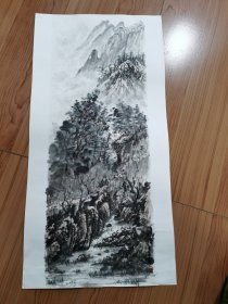 精品国画山水一幅