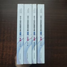 中华人共和国民法典适用一本通：物权编、婚姻家庭编和继承编、合同编、总则编（4本合售）