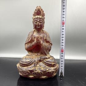 高仿老皮琥珀佛像人物摆件
【尺寸】15.5*25.5cm（手工测量略有误差)
【重量】1516.5g