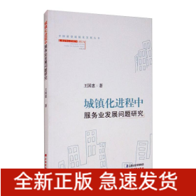 城鎮(zhèn)化進(jìn)程中服務(wù)業(yè)發(fā)展問(wèn)題研究