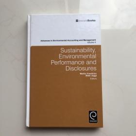 原版书籍 Sustainability, Environmental Performance and Disclosures 可持续性、环境绩效和披露