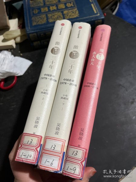 吴晓波企业史 激荡三十年：中国企业1978—2008（十年典藏版）（套装共2册）