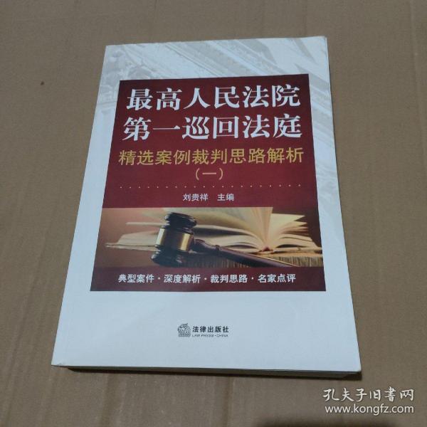 最高人民法院第一巡回法庭精选案例裁判思路解析（一）