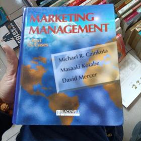 Marketing Management: Text and Cases营销管理：文本和案例