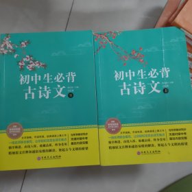 初中生必备古诗文132篇 详解版(全2册 )人教版部编语文教材文言文全解阅读训练老师推荐中学生必背古诗词全集:中学教辅七八九年级课外阅读书籍古诗文鉴赏析阅读