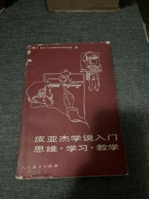 皮亚杰学说入门思维学习教学